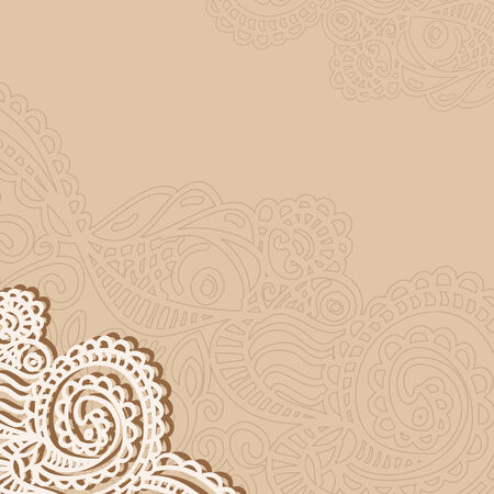 Ornamental background with place for your textのイラスト素材
