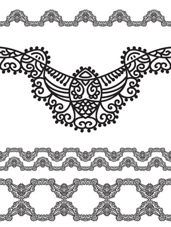 Seamless design element Hand drawn patternのイラスト素材