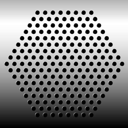 Metal texture with holes Vectorのイラスト素材
