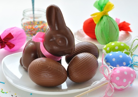 	Easter Bunny and chocolate eggs