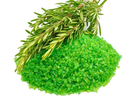 	Sea salt and rosemaryの写真素材