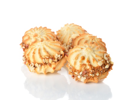 Cookies isolated on white backgroundの写真素材