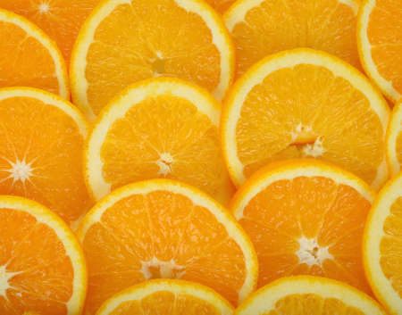 Background of orange slices