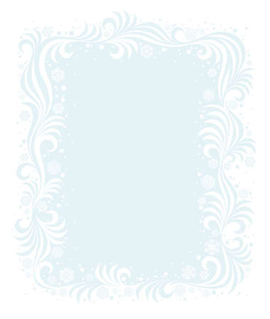 Blue framework on a white backgroundのイラスト素材