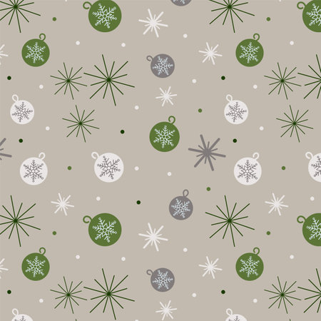 Christmas vector seamless pattern for new year designのイラスト素材