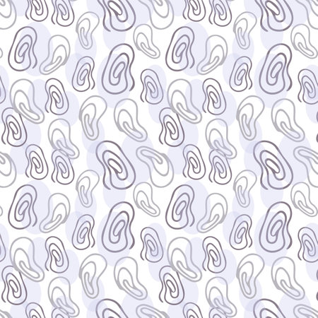 Hand drawn minimal abstract organic shapes. Collage modern print. Fashion template for design.のイラスト素材