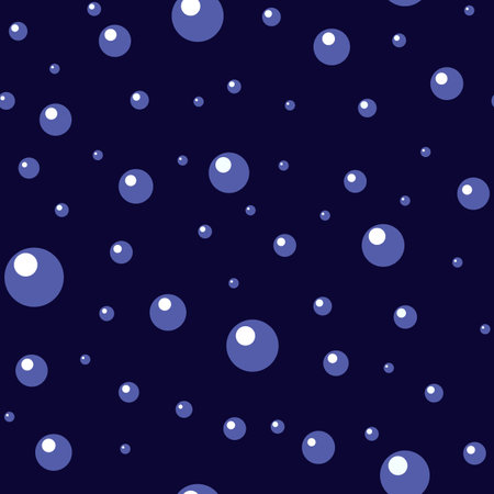 Seamless pattern with soap bubbles. Vector background.のイラスト素材