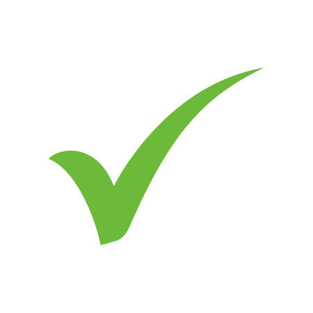 Check mark icon symbols vector.  symbol for website Computer and mobile vector.のイラスト素材