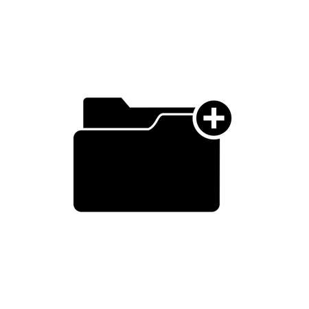 Add folder icon vectorのイラスト素材