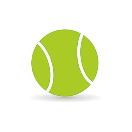 Tennis ball icon vector. symbol for web site Computer and mobile.のイラスト素材