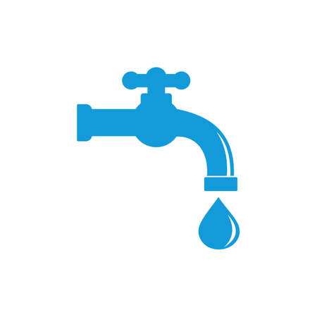 water droplets from faucets Icon Vectorのイラスト素材