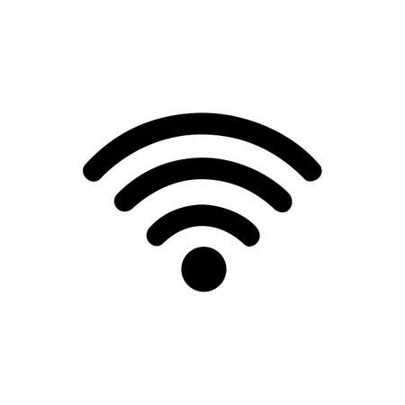 Wifi icon symbols vector. symbol for web site Computer and mobile vector.のイラスト素材