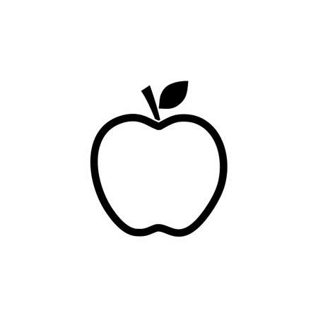 Apple Icon symbol vector. symbol for web site Computer and mobile vector.のイラスト素材