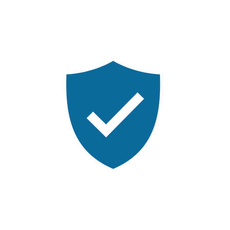 shield icon, Security vector icon, Protection icon, Shield vector iconのイラスト素材