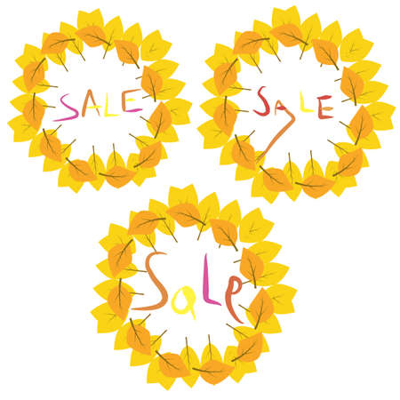 Autumn Sales iconのイラスト素材