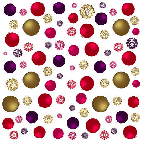 Snowflakes patternのイラスト素材