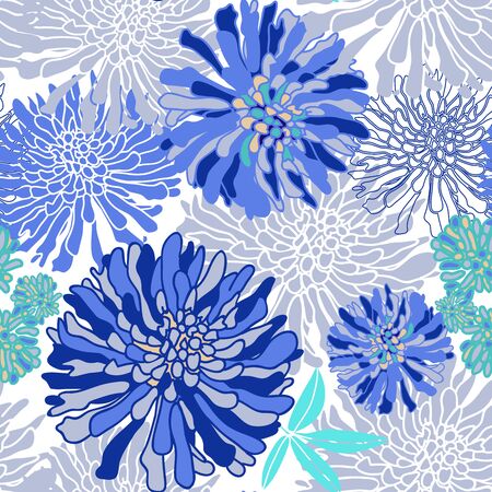 Clover seamless pattern. Vector illustration.のイラスト素材