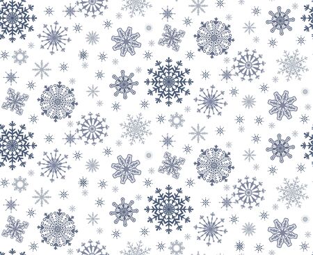 Seamless pattern with flakes. Perfect for wallpaper, gift paper, pattern fills, web page background, cards. Vector illustration.のイラスト素材