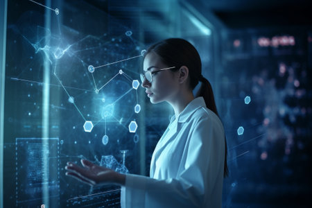 Innovative technologies in science and medicine. Mixed media. Mixed mediaの素材