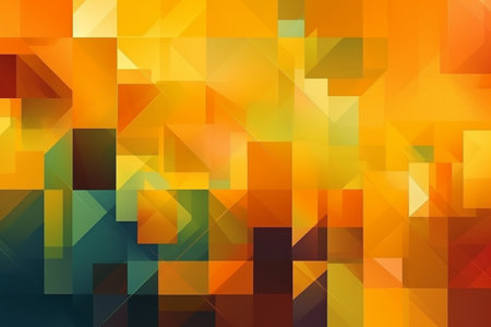 abstract orange background with geometric shapes. vector illustration. eps10の素材