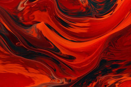 abstract background of red and black paint. close-up.の素材