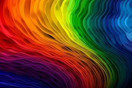 abstract rainbow background with some smooth lines in it (see more in my portfolio)の素材
