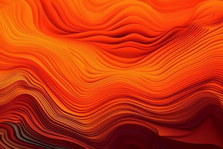 Abstract wavy background. 3d rendering, 3d illustration.の素材
