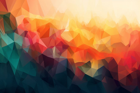 Abstract polygonal background. Triangular design. Vector illustration.の素材