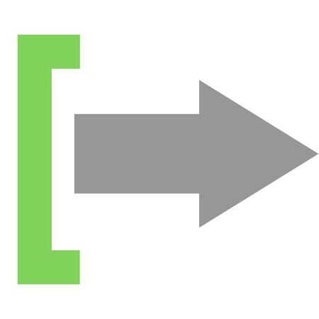 right bold vector illustrationのイラスト素材