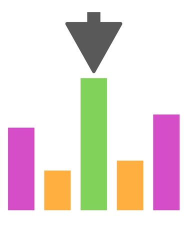 statistics index vector illustrationのイラスト素材