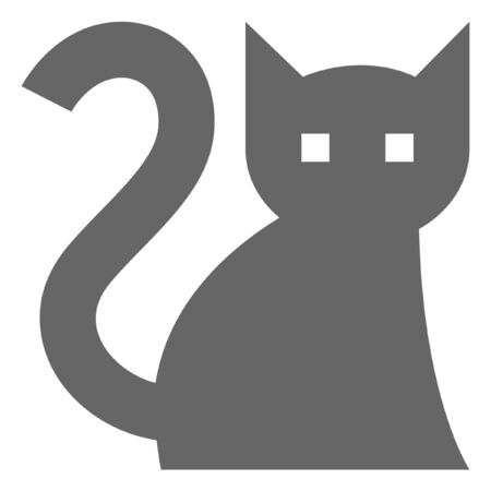 cat of halloween vector illustrationのイラスト素材