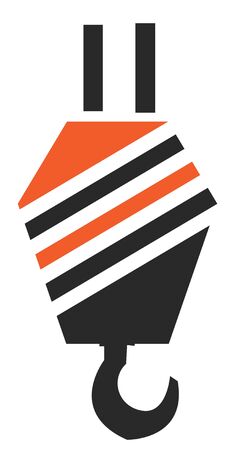 crane hook illustrationのイラスト素材