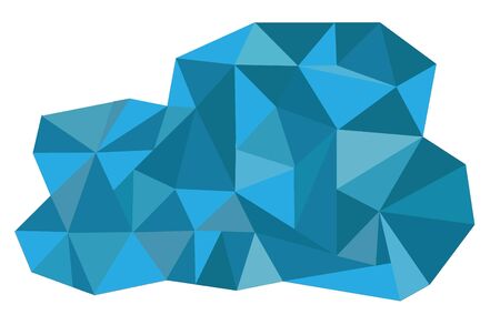 cloud 3d illustrationのイラスト素材