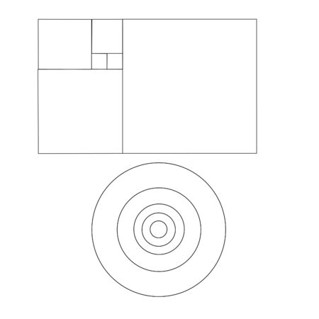 golden ratio for designersのイラスト素材