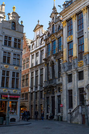 Belgium Brussels  the streets of Brusselsのeditorial素材