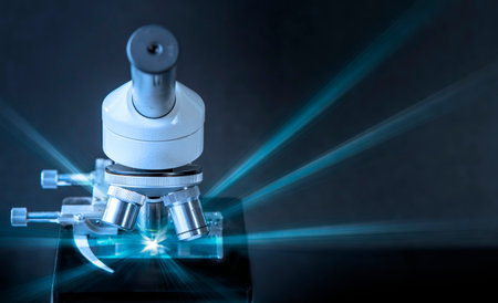 Compound Microscopes or biological microscope used in laboratories, schools, for histology and...