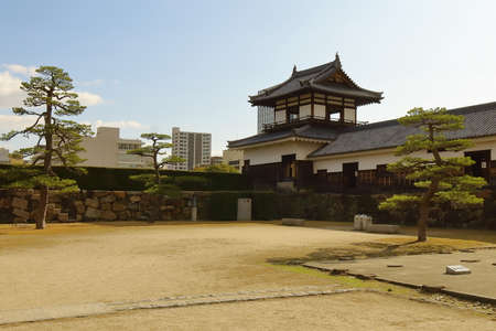 Garden of the Hiroshima Castleのeditorial素材