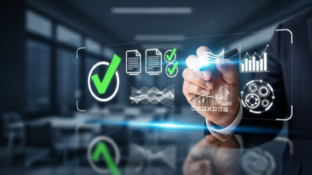 Digital Quality Assurance and Verification Interface in Modern Business Technologyの素材