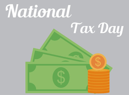 National Tax Day Vectorのイラスト素材