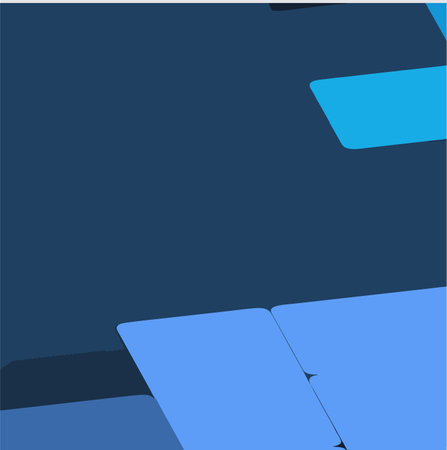 Abstract blue background with geometric shapes. Vector illustration. Eps 10.