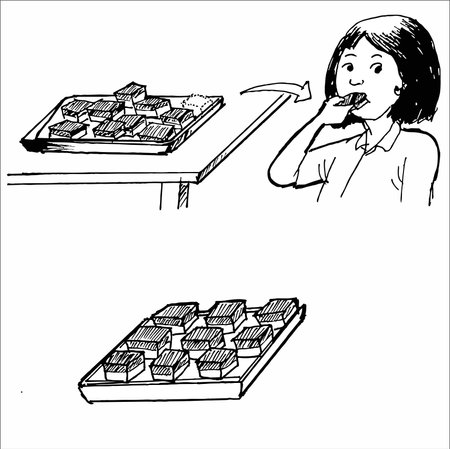 Illustration of a family having a picnic on the beach in the villageのイラスト素材