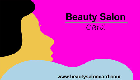 Beautiful woman face on pink background. Beauty salon banner. Vector illustrationの写真素材