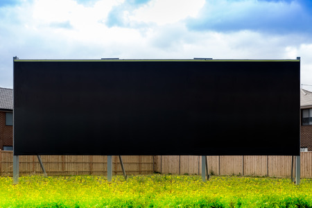 blank billboard for advertisementの写真素材