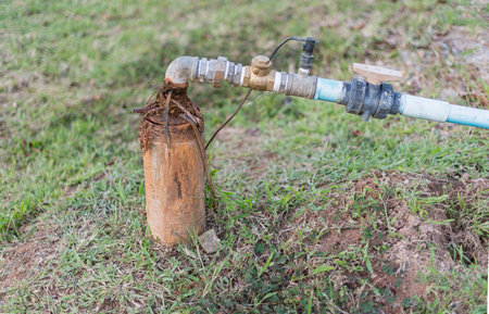 Industrial water pumping.の写真素材