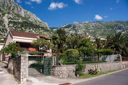 The town of Kotor, Montenegro, Europeの写真素材