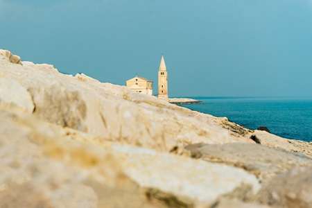 Church of Our Lady of the Angel on the beach of Caorle Italy, Santuario della Madonna dell'Angelo