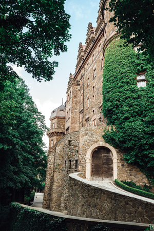historical castle ksiaz in Swiebodzice Polandのeditorial素材