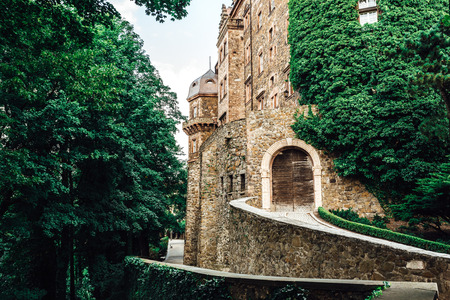 historical castle ksiaz in Swiebodzice Polandのeditorial素材