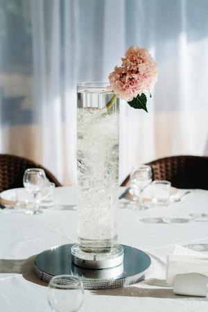 Banquet hall for weddings, banquet hall decoration, atmospheric decorの写真素材