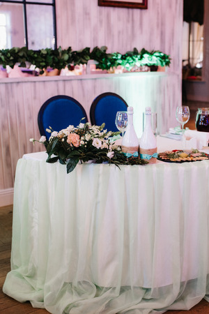 Banquet hall for weddings, banquet hall decoration, atmospheric decorの写真素材